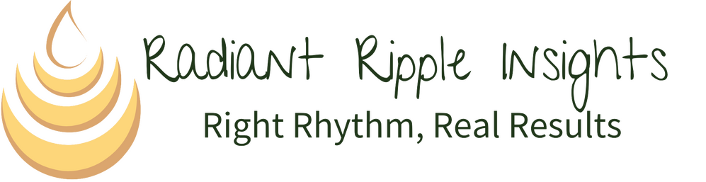 Radiant Ripple Insights Logo